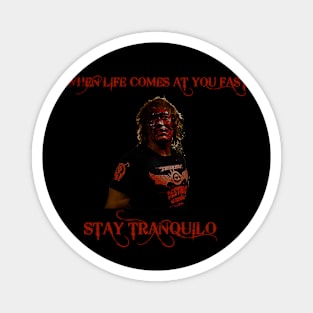 When Life Comes At You Fast... Stay Tranqulio Magnet